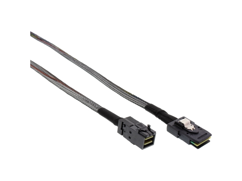 27628A, 0,5 m, SFF-8087, SFF-8087, Hankjønn, Sort