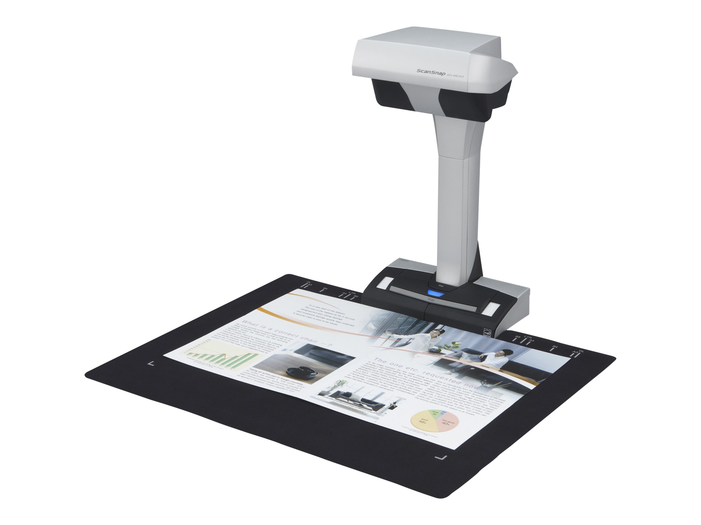 Fujitsu ScanSnap SV600 - Overhead-skanner - CCD - 432 x 300 mm - 285 dpi x 283 dpi - USB 2.0 | Skrivare - Kopiera & Skanna - Skanner | GameStuff