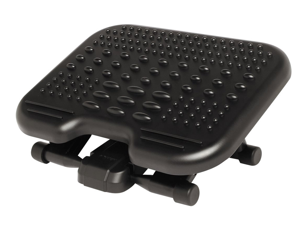 Kensington SoleMassage justerbart fotstöd, svart | Möbler - Tillbehör - Fotstöd | GameStuff