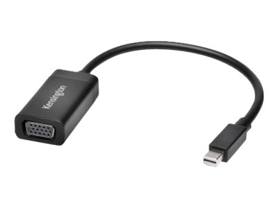 Kensington Vm1000 Mini Displayport To Vga Adapter - Video Transformer - Displayport - Vga - Sort