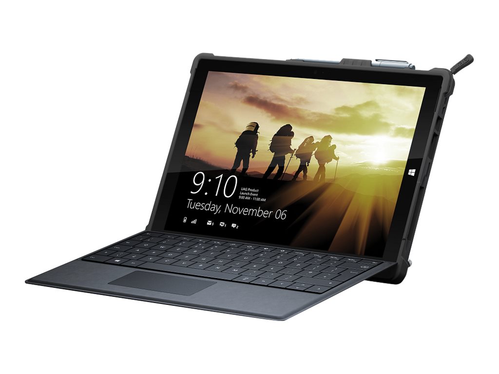 Uag Rugged Case For Surface Pro 7 /7/6/5/lte/4 Metropolis Black Fodral För Surfplatta Svart För Microsoft Surface Pro I Mitten Av 2017 Pro