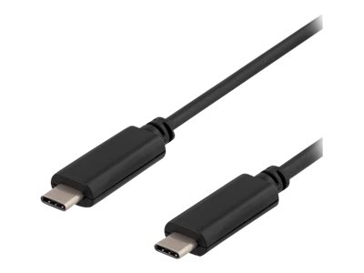 Deltaco Usbc-1053 - Usb-Kabel - Usb-C (Stecker) Auf Usb-C (Stecker) - Usb 3.1 - 50 Cm - Schwarz
