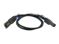 Qnap Cab-Sas10m-8644-8088 - Sas Eksternt Kabel - Sas 6Gbit/S - 4 X Mini Sas Hd (Sff-8644) (Han) Til 26 Pin 4X Mini Sas (Han) - 1 M - Sort - Für P/N: