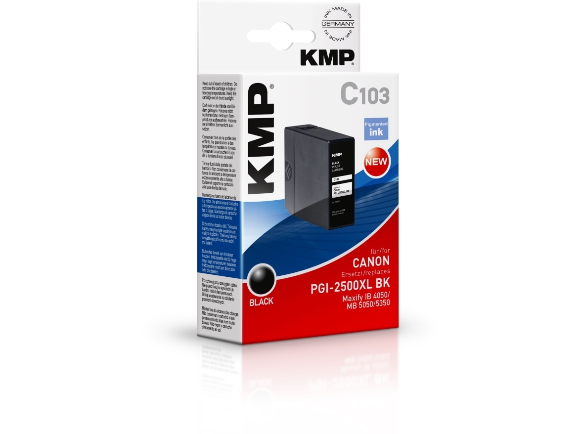 KMP C103, Pigmentbaseret blæk, 2500 Sider