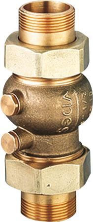 Kontraventil 223D 1 1/2'' - Socla. Messing Kontrollérbar Med Gevindunioner