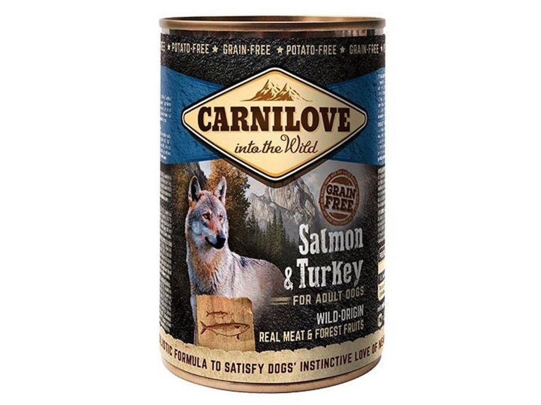 CARNILOVE Salmon & Turkey for Adult Dogs - 400g