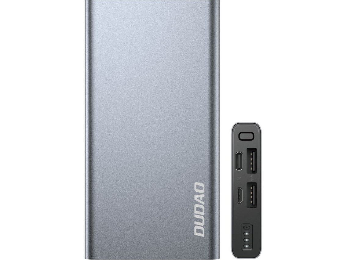 Powerbank Dudao K5pro 10000mah Srebrny