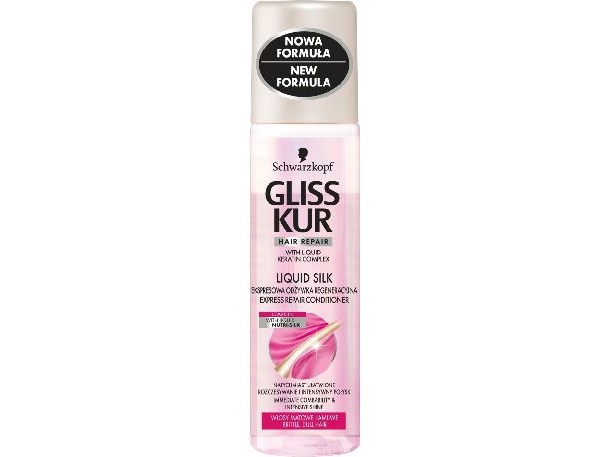 Gliss Kur Liquid Silk Express Repair Conditioner Spray 200ml/6.7 Fl. Oz. by Gliss