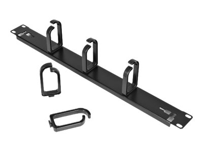 Startech.Com 1He 19" Metall Kabelführung Zur Rack-Montage, Kabelmanagementtafel, Stahl, Schwarz, 378,1 G