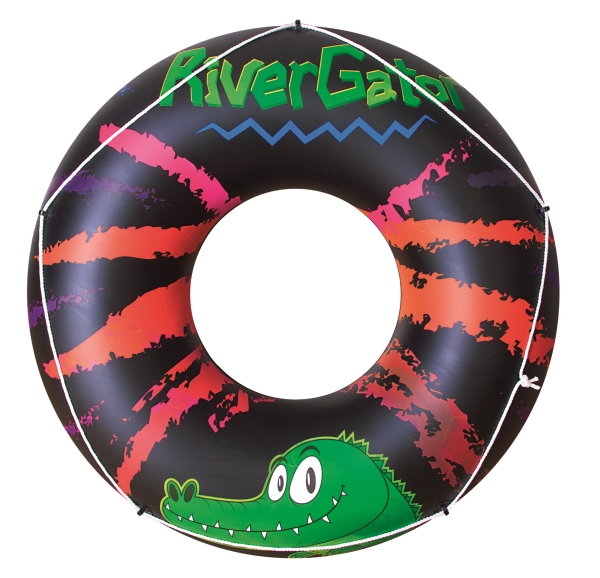 Bestway 36108, Schwarz, Orange, Schwimmring, Abbildung, Vinyl, 12 Jahr(E), China