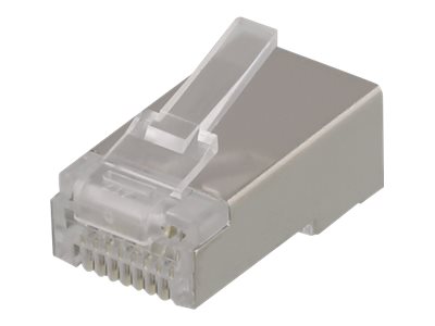Deltaco Md-21S, Flach, Silber, Rj-45, Rj-45, Stecker, Buchse