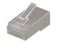 Deltaco Md-18S, Transparent, Rj-45, Stecker, Cat6, 50 G, 140 Mm