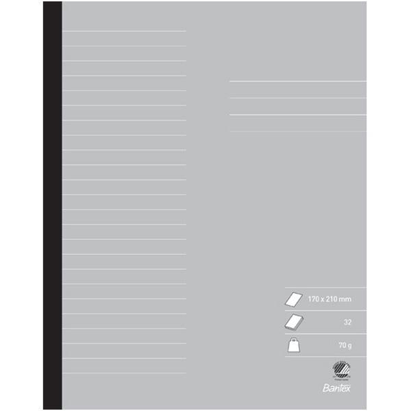 Schulheft Bantex, 17 X 21 Cm, Liniert 9 Mm, 32 Seiten