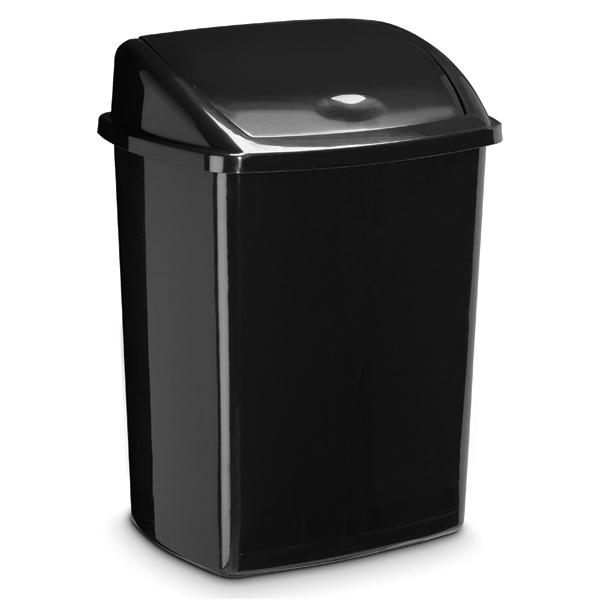 Mülleimer, Mit Schwingdeckel, 50 L
