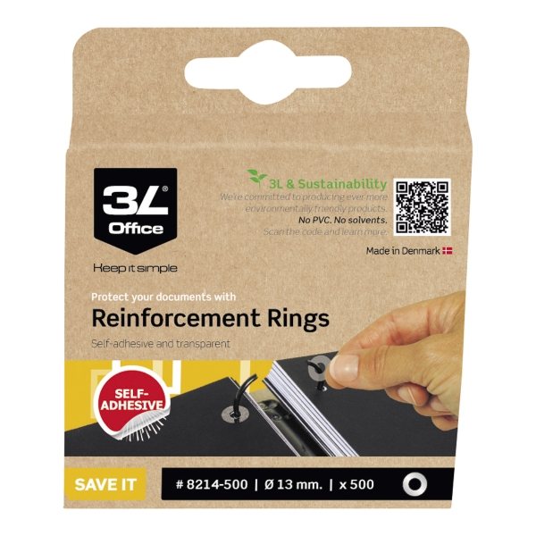 Locher 3L Transparent - (Schachtel Mit 500 Stk.)