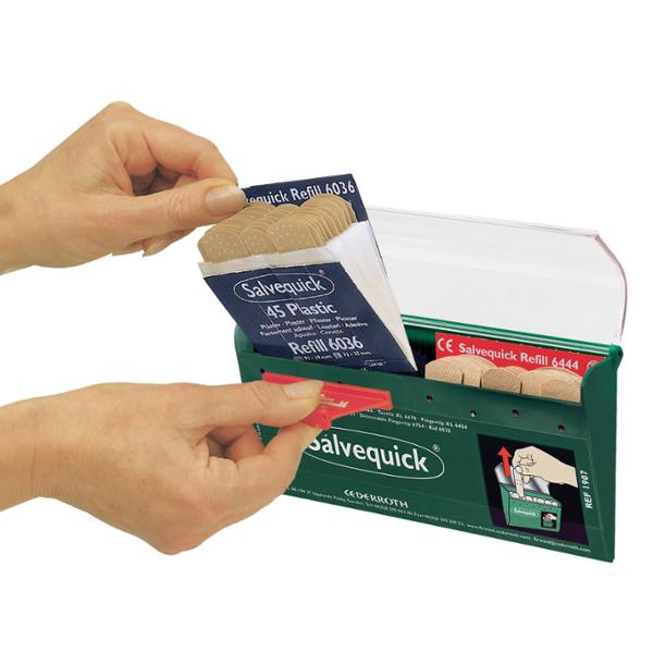 Pflaster Salvequick Wasserabweisend 6036, Kunststoff, Packung Mit 6 Stk.