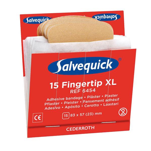 Pflaster, Salvequick Fingertip 6454, Textil, Xl, Packung À 6 Stk.
