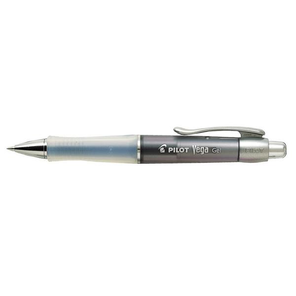 Gelschreiber, Pilot Vega, Nachfüllbar, 0,7 Mm, Fein, Schwarz, 12Er-Pack