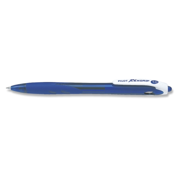 Kuglepen, Pilot Begreen Rexgrip, Genopfyldelig, 1 Mm, Blå, Pakke A 10 Stk