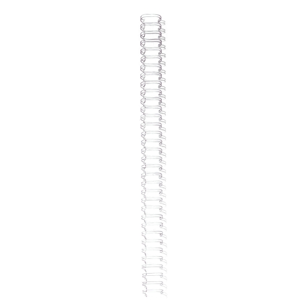 Spiralförmiger Draht Pavo Weiß 6,4 Mm Schachtel Mit 100 Stück.