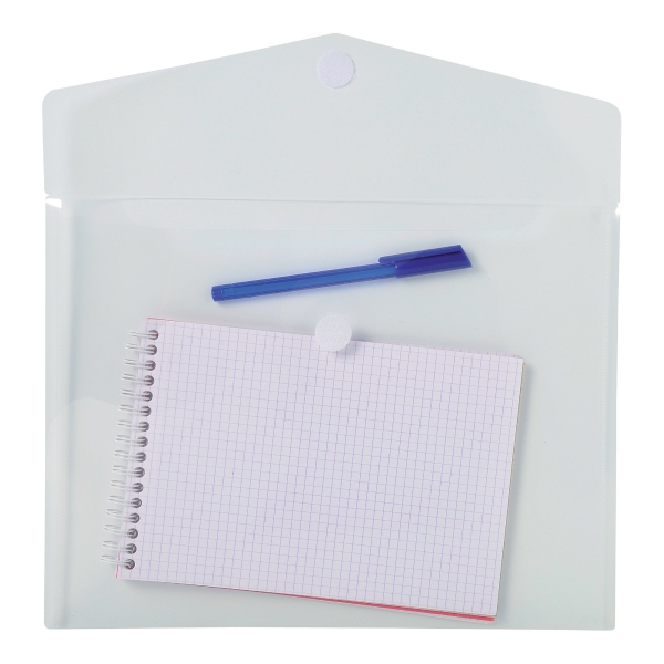 Dokumentenmappe Exacompta A4 Klett Transparent, Packung 5 Stk