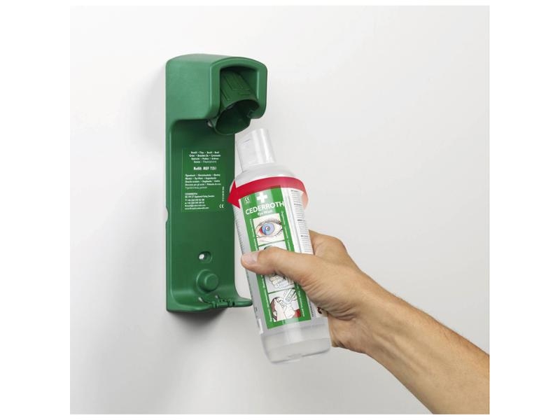 Ögonduschbehållare Cederroth 7200, grön | Kläder & Säkerhet - Säkerhetsutrustning - Första hjälpen | GameStuff