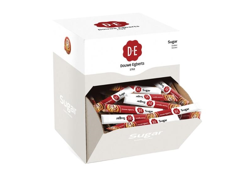 Sukker, Douwe Egberts, sticks, pakke a 500 stk | Catering - Drycker - Socker och sötningsmedel | GameStuff