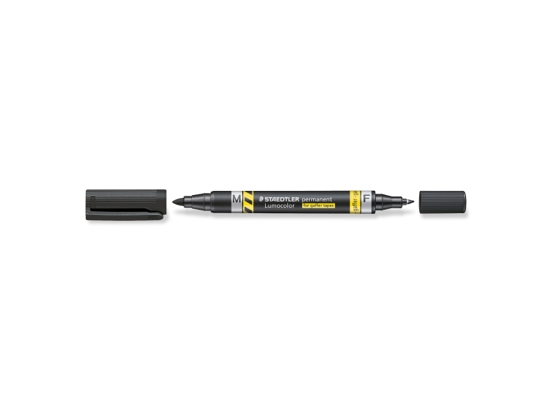Marker Lumocolor Duo Perm 0,6/1,0Mm Sort