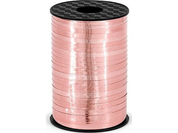 Geschenkband, Roségold Metallic 225M
