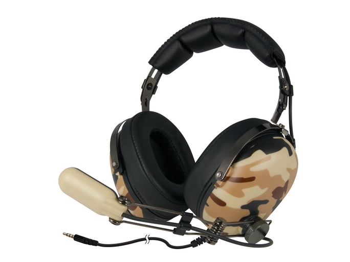 Arctic P533 Military - Stereo Gaming Headset, Kabelgebunden, Gaming, 20 - 20000 Hz, 375 G, Kopfhörer, Camouflage