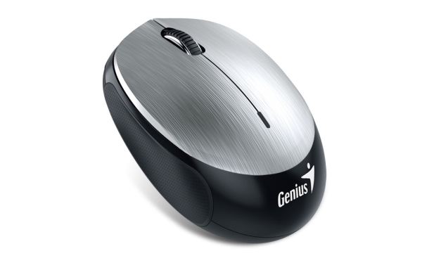 Genius Computer Technology Nx-9000Bt, Beidhändig, Blueeye, Bluetooth + Usb Type-A, 1200 Dpi, Schwarz, Silber