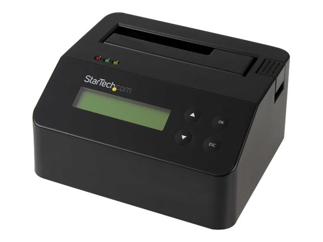 Startech.Com 1-Bay Festplatten Löscher, Selbständiges Hdd/Ssd Löschgerät, Usb 3.0 Auf Sata Ii (3 Gbit/S), 9 Löschmodi, Lcd Bildschirm, Secure Erase,