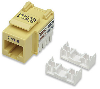 Intellinet 210584, Flad, Gul, Rj-45, Hunstik, 22/26, Cat6