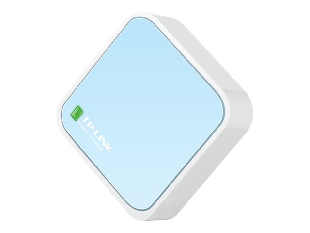 Tp-Link Tl-Wr802n, Wi-Fi 4 (802.11N), Einzelband (2,4Ghz), Eingebauter Ethernet-Anschluss, Blau, Weiß, Tabletop-Router
