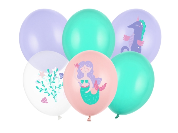 Partydeco Sb14p-323-000-6, Spielzeugballon, Latex, Mehrfarbig, Mottoparty, Rund, 8 Jahr(E)