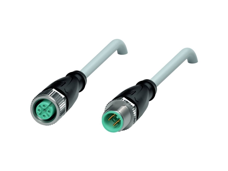 P F 240775-0045 Sensor-/Aktor-Steckverbinder Konfektioniert Polzahl Sensoren 4 - Kabel - 2,5 M (240775-0045)