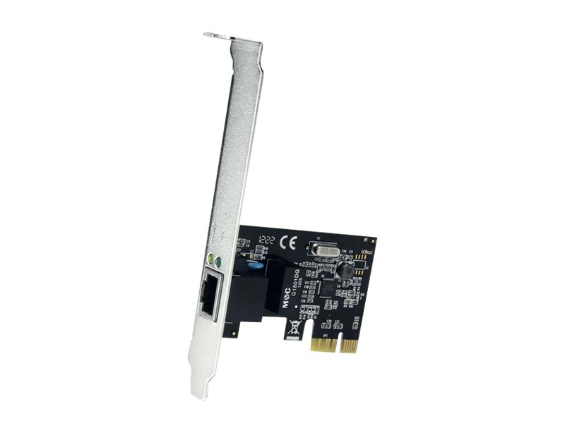 Startech 1 Port PCIe Gigabit Network Server Adapter NIC Card - Dual Profile - Gigabit Desktop Adapter REV E Intel 6 Chip support (ST1000SPEX2) - Nettverksadapter - PCI Express x1 lav profil - Gigabit Ethernet - for P/N: ET91000SM10, ET91000SM20