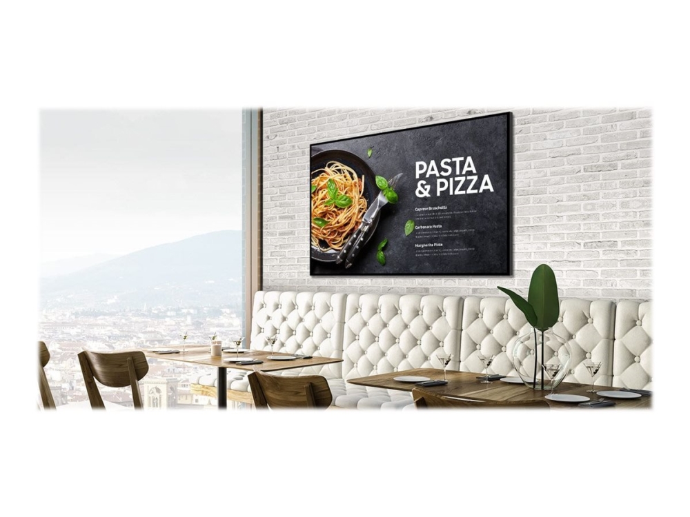 Samsung QM43B-T - 43 Diagonal klasse QMB-T Series LED-bagbelyst LCD paneldisplay - digital skiltning - med berøringsskærm - Tizen OS - 4K UHD (2160p) 3840 x 2160