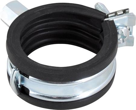 WALRAVEN Rörklämma Ø53-56mm BISMAT® Flash, snabblåsningssystem, ljudisolerad, monteringssystem M8. För metallrör | Rörhållare | GameStuff