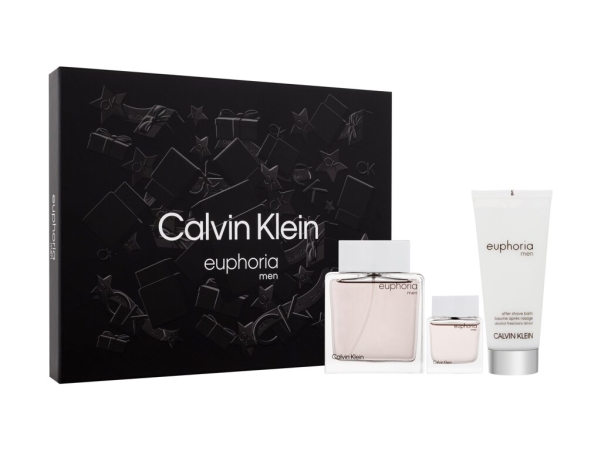 Calvin Klein Euphoria Men Eau de Toilette 100 ml + mini 15 ml EDT + after shave balm 100 ml SET
