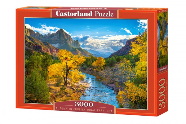 Puzzle 3000 Brikker Mountains Autumn In Zion National Park Usa