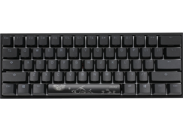 Ducky Mecha Mini, Mini, Ledningsført, USB, Mekanisk, RGB LED, Sort