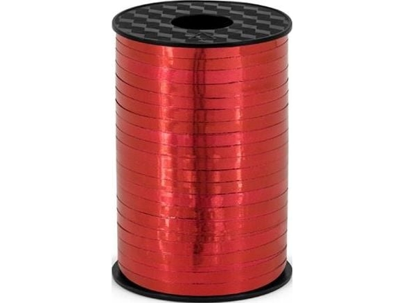Geschenkband, Rot Metallic 225M