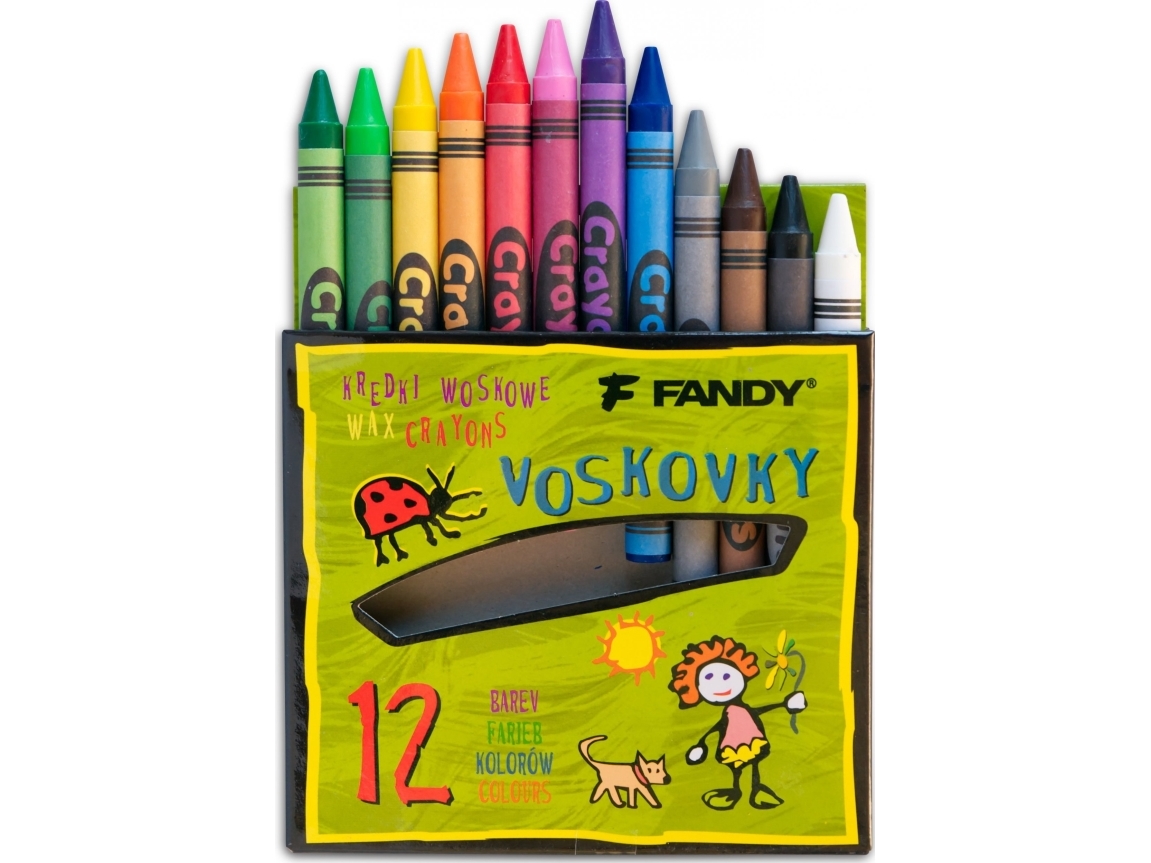 Fandy Voksfarver Seal 12 Farver