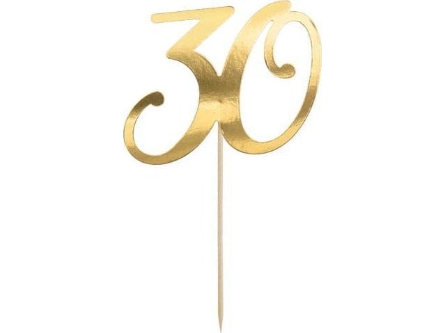 Kagepynt 30 Guld