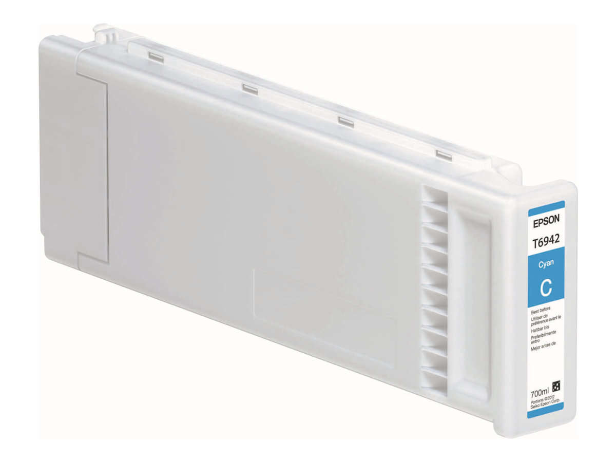 Epson T694200 – 700 Ml – Cyan – Original – Blækpatron – For Surecolor Sc-T3000, Sc-T3200, Sc-T5000, Sc-T5200, Sc-T7000, Sc-T7200, T3270, T5270, T7270