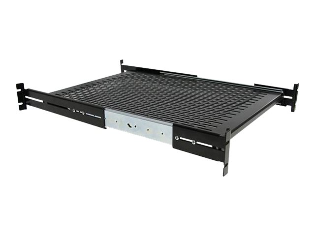 Startech Server Rack Shelf - 2U - 20 To 30In Adjustable Mounting Depth - Vented - Server Rack Cabinet Shelf - 24In Deep - Rackhylde - 1U - 19" - For