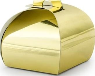Goldene Geschenkbox