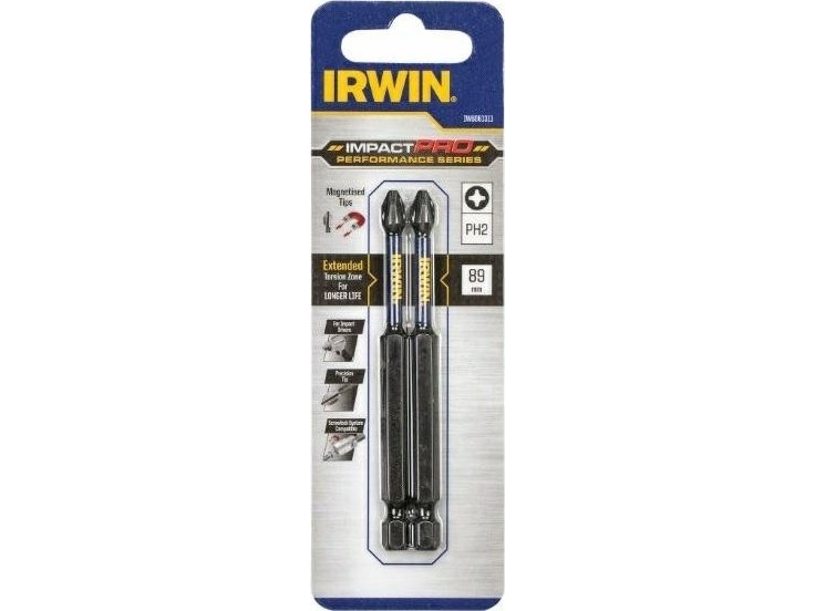 Irwin Schlag-Einsatz Ph2 X 89 Mm (2 Stk.)
