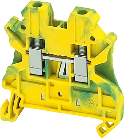Schneider Electric Gennemgangsklemme 4Mm², Jord